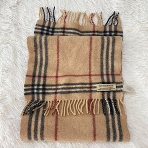 Burberry Cashmere Wool Scarf